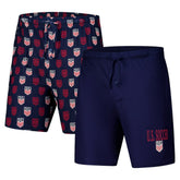 USMNT Concepts Sport Record 2-Pack Short Set - Navy