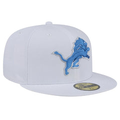 Detroit Lions New Era Omaha 59FIFTY Fitted Hat White - NFL