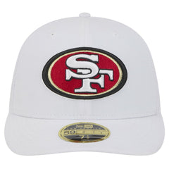 San Francisco 49ers New Era Omaha Low Profile 59FIFTY Fitted Hat White - NFL