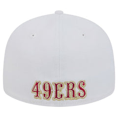 San Francisco 49ers New Era Omaha Low Profile 59FIFTY Fitted Hat White - NFL