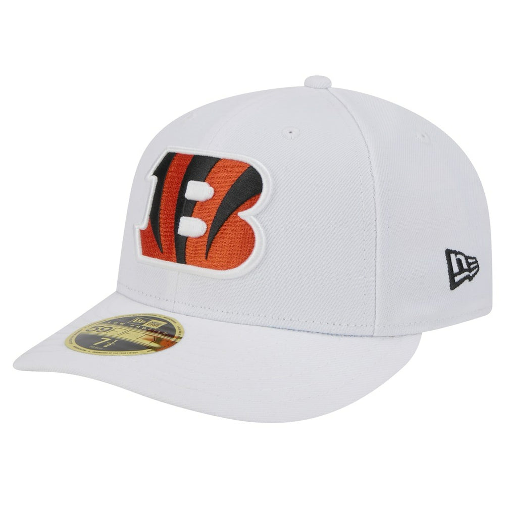 Cincinnati Bengals New Era Omaha Low Profile 59FIFTY Fitted Hat White - NFL