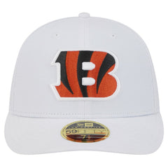 Cincinnati Bengals New Era Omaha Low Profile 59FIFTY Fitted Hat White - NFL
