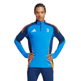 Adidas Juventus 2024/25 AEROREADY Raglan Quarter-Zip Training Top - Blue