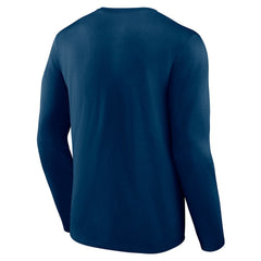 Houston Texans Secondary Logo Victory Arch Long Sleeve T-Shirt Navy - NFL