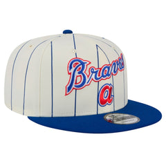 Atlanta Braves New Era Jersey Pinstripe 9FIFTY Snapback Hat Online