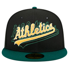 Athletics New Era Shadow Stitch 59FIFTY Fitted Hat Sale