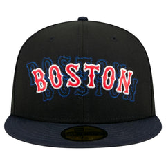 Boston Red Sox New Era Shadow Stitch 59FIFTY Fitted Hat for sale
