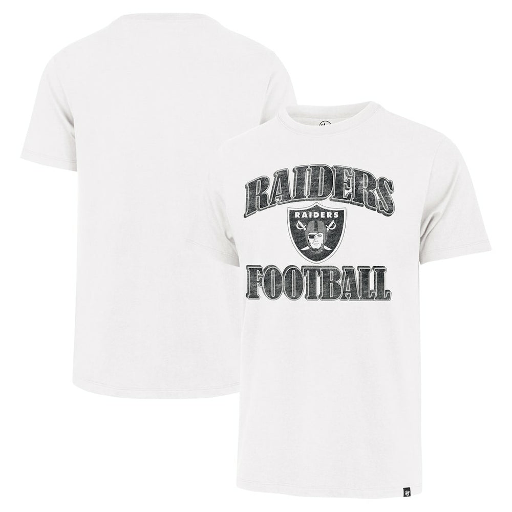 Las Vegas Raiders '47 Overrun Franklin T-Shirt White - 47 brand