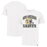 New Orleans Saints '47 Overrun Franklin Throwback T-Shirt Cream - 47 brand