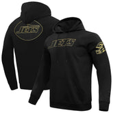 New York Jets Pro Standard Classic Chenille Pullover Hoodie Black - NFL