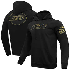 New York Jets Pro Standard Classic Chenille Pullover Hoodie Black - NFL