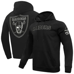 Las Vegas Raiders Pro Standard Classic Chenille Pullover Hoodie Black - NFL