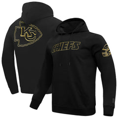 Kansas City Chiefs Pro Standard Classic Chenille Pullover Hoodie Black - NFL