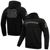 Cincinnati Bengals Pro Standard Classic Chenille Pullover Hoodie Black - NFL