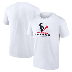 Houston Texans Team Lockup T-Shirt White - NFL