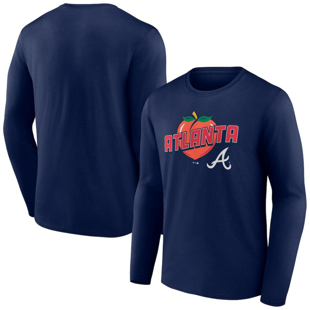 Atlanta Braves Peach Long Sleeve T-Shirt for sale