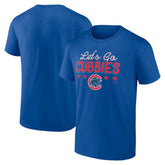 Chicago Cubs Let's Go Cubbies T-Shirt Sale