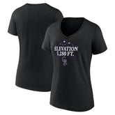 Colorado Rockies Women's Elevation V-Neck T-Shirt Near Me