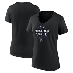 Colorado Rockies Women's Elevation V-Neck T-Shirt Near Me