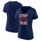 Detroit Tigers Women's Motor City Baseball V-Neck T-Shirt Near Me