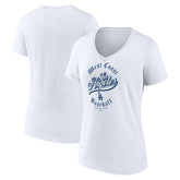Los Angeles Dodgers Women's West Coast Baseball V-Neck T-Shirt Clearance