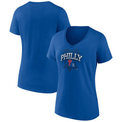 Philadelphia Phillies Women's Philly Cotton V-Neck T-Shirt discount