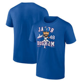 Jacob deGrom Texas Rangers Caricature T-Shirt for sale