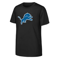 Detroit Lions Outerstuff Youth Primary Logo T-Shirt Black - NFL
