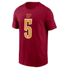 Jayden Daniels Washington Commanders Youth Fuse Name & Number T-Shirt Burgundy - Nike