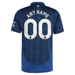 Adidas Manchester United 2024/25 Away Replica Custom Jerseys - Navy