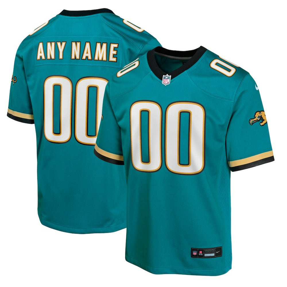 Jacksonville Jaguars Youth Prowler Throwback Custom Game Jersey Teal - Nike