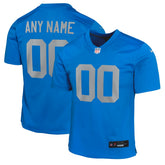 Detroit Lions Youth Alternate Custom Game Jersey Blue - Nike