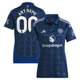 Adidas Manchester United Women's 2024/25 Away Replica Custom Jerseys - Navy