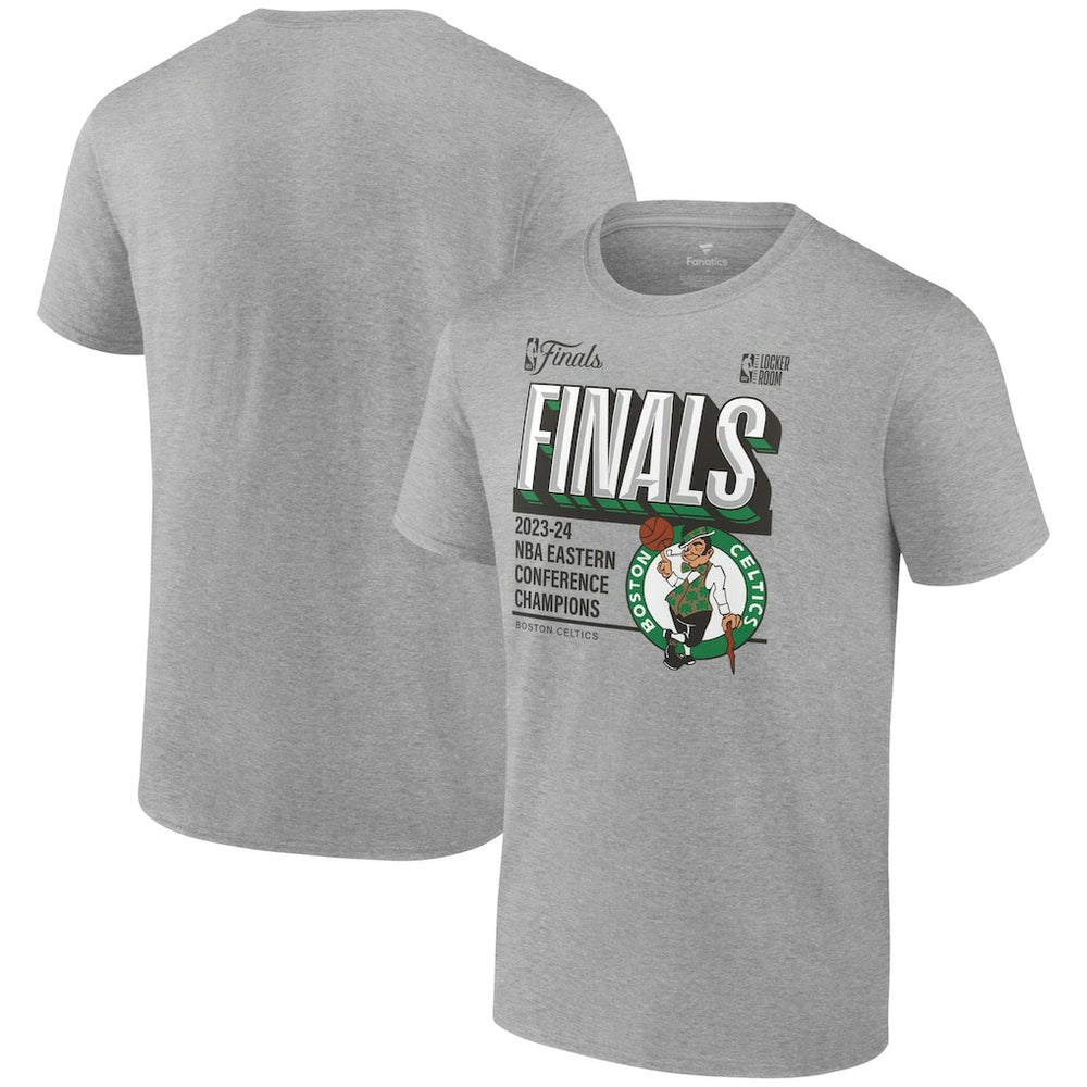 Fanatics - Boston Celtics 2024 Eastern Conference Champions Locker Room Post Up Move T-Shirt - Steel