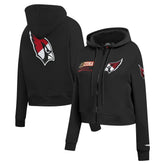 Arizona Cardinals Pro Standard Women's Split Logo Full-Zip Hoodie Black - NFL