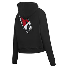 Arizona Cardinals Pro Standard Women's Split Logo Full-Zip Hoodie Black - NFL