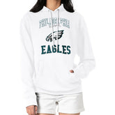 Philadelphia Eagles G-III 4Her by Carl Banks Women's Team Logo Graphic Fleece Tri-Blend Pullover Hoodie White - NFL