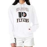 Philadelphia Flyers - G-III 4Her by Carl Banks Women's Team Logo Tri-Blend Fleece Pullover Hoodie White