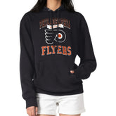 Philadelphia Flyers - G-III 4Her by Carl Banks Women's Team Logo Tri-Blend Fleece Pullover Hoodie Black