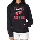Detroit Red Wings - G-III 4Her by Carl Banks Women's Team Logo Tri-Blend Fleece Pullover Hoodie Black