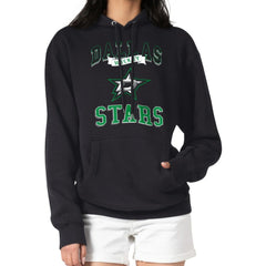 Dallas Stars - G-III 4Her by Carl Banks Women's Team Logo Tri-Blend Fleece Pullover Hoodie Black