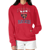 Florida Panthers - G-III 4Her by Carl Banks Women's Team Logo Tri-Blend Fleece Pullover Hoodie Red