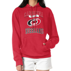 Carolina Hurricanes - G-III 4Her by Carl Banks Women's Team Logo Tri-Blend Fleece Pullover Hoodie Red