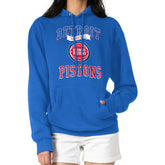 NBA - Detroit Pistons G-III 4Her by Carl Banks Women's Graphic Fleece Pullover Hoodie - Blue