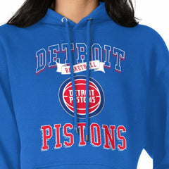 NBA - Detroit Pistons G-III 4Her by Carl Banks Women's Graphic Fleece Pullover Hoodie - Blue