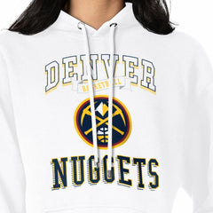 NBA - Denver Nuggets G-III 4Her by Carl Banks Women's Graphic Fleece Pullover Hoodie - White