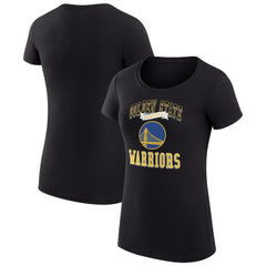 NBA - Golden State Warriors G-III 4Her by Carl Banks Women's Super-Slim Fit Lightweight Team Logo T-Shirt - Black