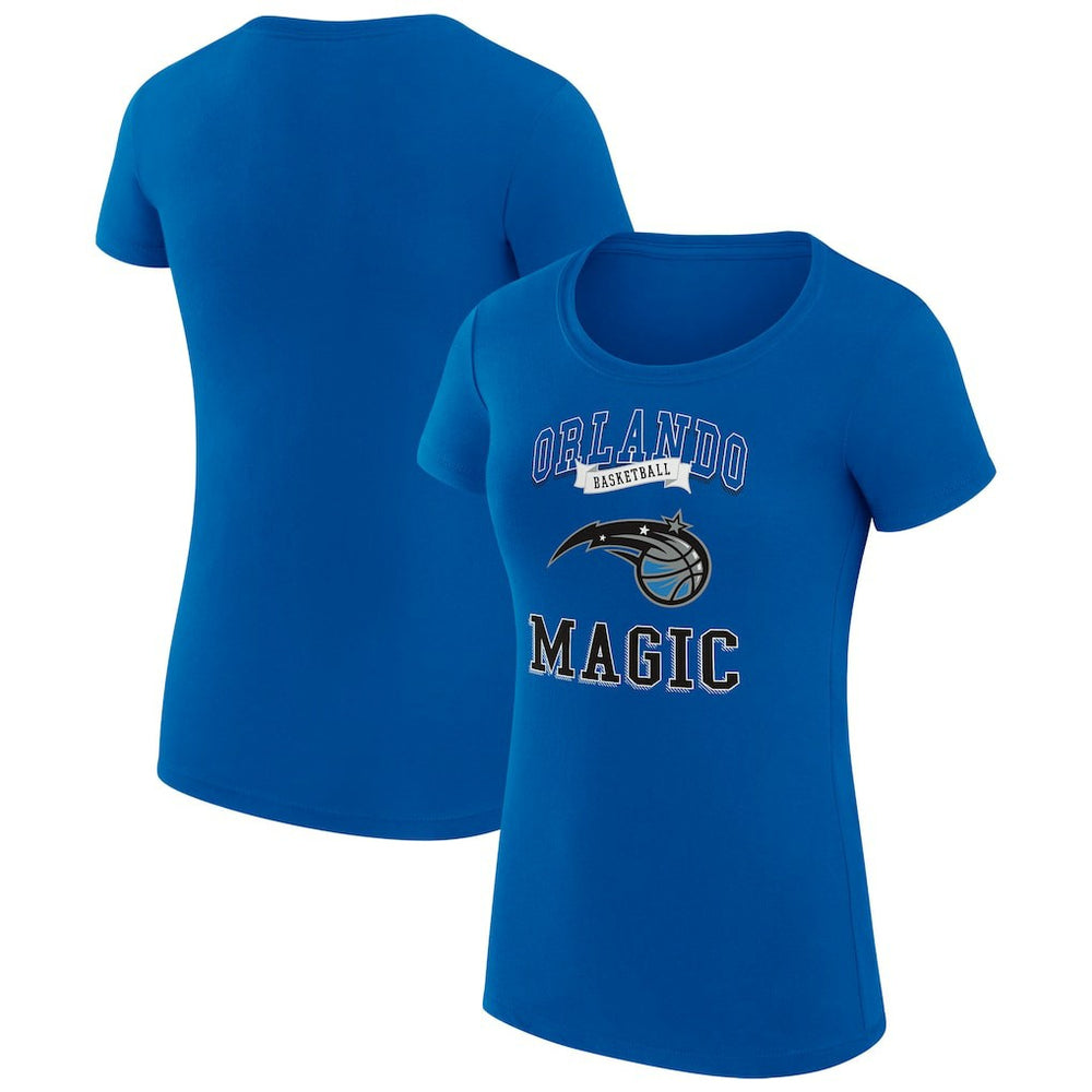 NBA - Orlando Magic G-III 4Her by Carl Banks Women's Super-Slim Fit Lightweight Team Logo T-Shirt - Blue