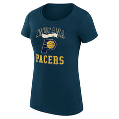 NBA - Indiana Pacers G-III 4Her by Carl Banks Women's Super-Slim Fit Lightweight Team Logo T-Shirt - Navy