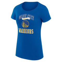 NBA - Golden State Warriors G-III 4Her by Carl Banks Women's Super-Slim Fit Lightweight Team Logo T-Shirt - Royal